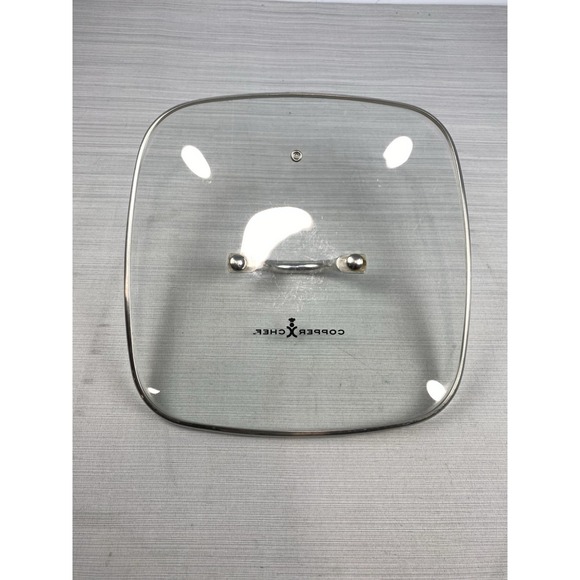 COPPER CHEF 11" Square Pan Vented Replacement Lid W/Stainless Steel Inside 10.75 - Picture 3 of 3